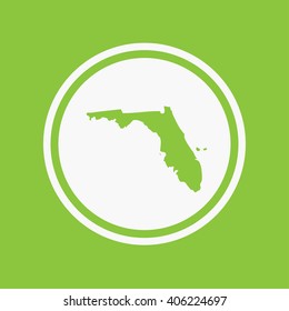 A Map of the the state Florida