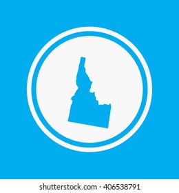 A Map of the the state Idaho