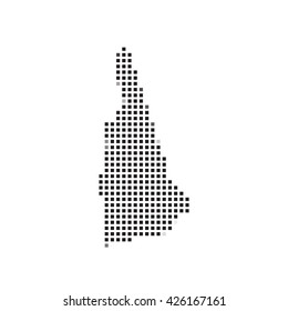 A Map of the the state New Hampshire