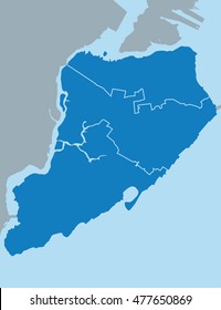 Map of Staten island