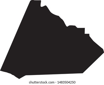 Map Of Stephens County In Georgia State In Usa