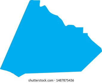 Map Of Stephens County In Georgia State In Usa