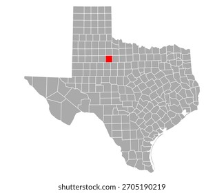 Map of Stonewall in Texas on white