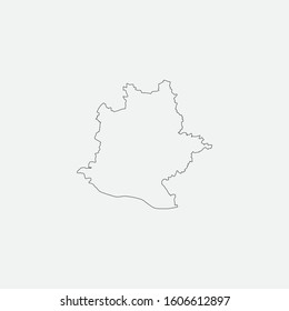 Map of Stuttgart City - Germany graphic element Illustration template design
