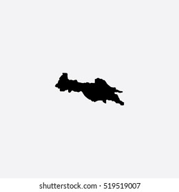 Map of Sucumbios Vector Illustration