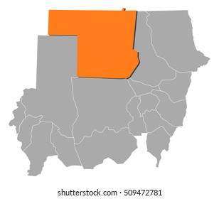 Map - Sudan, Northern