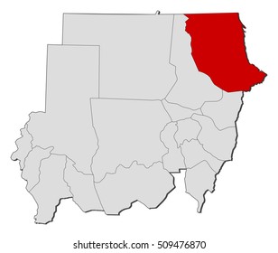 Map - Sudan, Red Sea