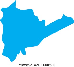 Map of Sumter County in the state of South Carolina