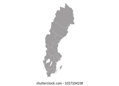 map of sweden