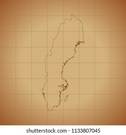 map of Sweden
