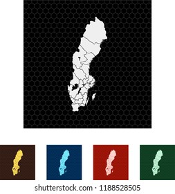 map of Sweden