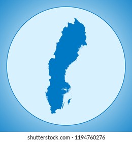 map of Sweden