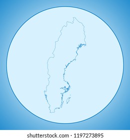 map of Sweden