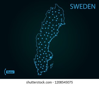 Map of Sweden