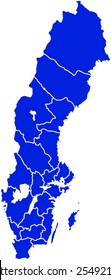 Map of Sweden