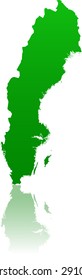 map of Sweden