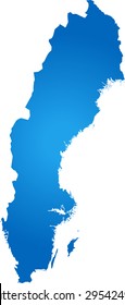 map of Sweden