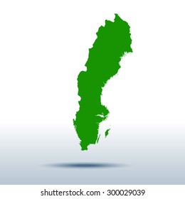map of Sweden