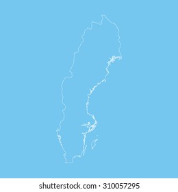 map of Sweden