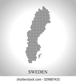 map of Sweden
