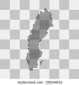 map of Sweden