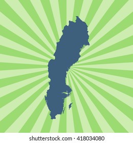 map of Sweden