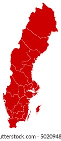 Map - Sweden