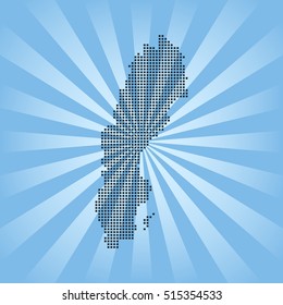 map of Sweden