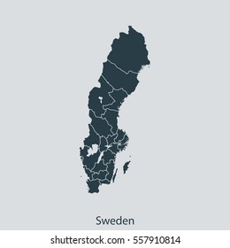 map of Sweden