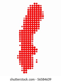 Map of Sweden