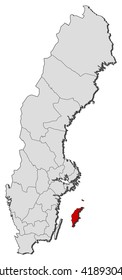 Map - Sweden, Gotland County