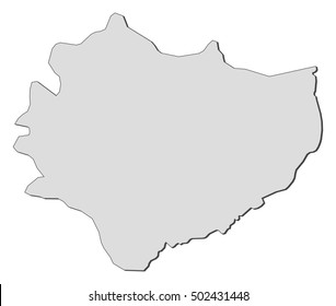 Map - Swietokrzyskie (Poland)