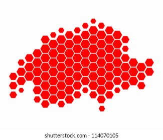 Map of Switzerland