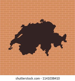 map of Switzerland