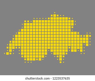 Map of Switzerland