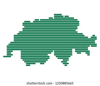 Map of Switzerland