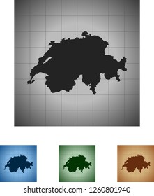 map of Switzerland
