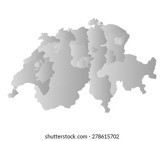 Map of Switzerland