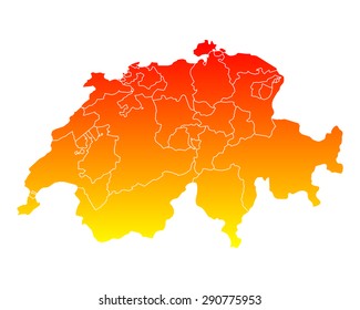 Map of Switzerland