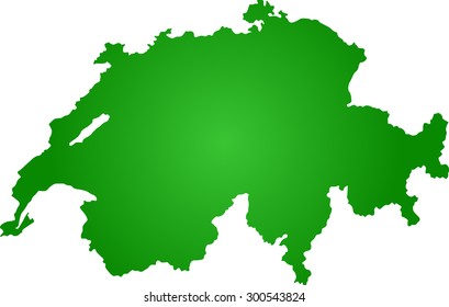 map of Switzerland