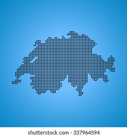 map of Switzerland