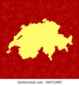 map of Switzerland