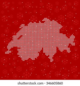map of Switzerland