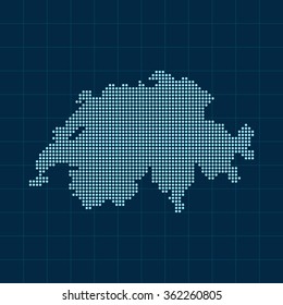 map of Switzerland
