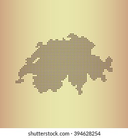 map of Switzerland
