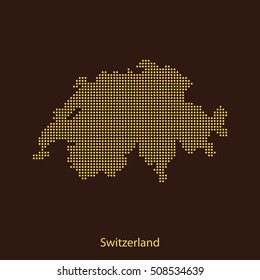 map of Switzerland