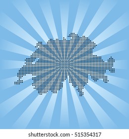 map of Switzerland