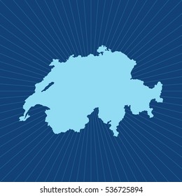 map of Switzerland
