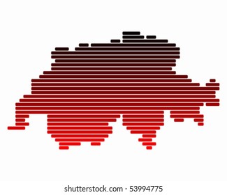 Map of Switzerland
