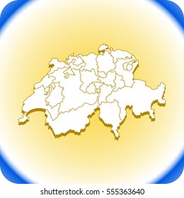 map of Switzerland